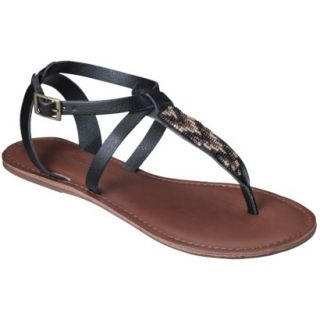 Womens Mossimo Supply Co. Cora Gladiator Sandals   Black 6.5