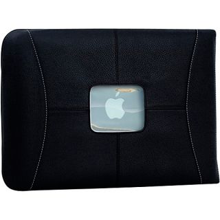 13 Premium Leather MacBook Sleeve   Black