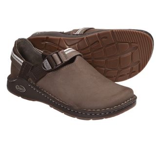 Chaco Pedshed Gunnison Clogs   Leather (For Women)   SHITAKE/WHISPER (6.5 )