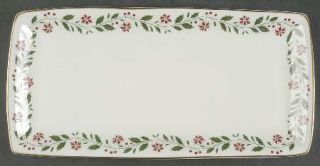 Royal Doulton Holly Bread Tray, Fine China Dinnerware   Green Holly Leaves,Red B
