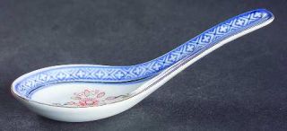China(Made In China) Cx61 Chinese Teaspoon, Fine China Dinnerware   Blue Flower
