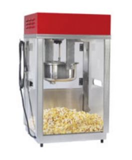 Gold Medal Portable Popcorn Machine w/ 6 oz Kettle & Red Top, 120/240 V