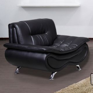 Christina Black Leather Chair