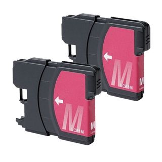 Brother Lc61 Magenta Compatible Ink Cartridge (remanufactured) (pack Of 2) (MagentaPrint yield 450 pages at 5 percent coverageNon refillableModel NL 2x Brother LC61 MagentaWarning California residents only, please note per Proposition 65, this product 