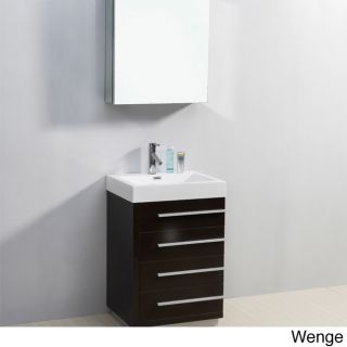 Virtu Usa Bailey 24 inch Single sink Bathroom Vanity Set