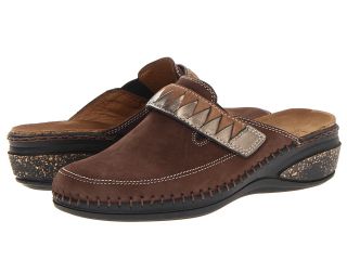 La Plume Pelham Womens Clog Shoes (Brown)