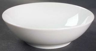 Fitz & Floyd White Shoulders Coupe Cereal Bowl, Fine China Dinnerware   White, R