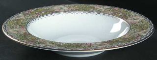 Nikko Golden Lily Large Rim Soup Bowl, Fine China Dinnerware   William Morris, B