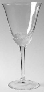 Sasaki Midsummer Wine Glass   Floral At Base Of Bowl