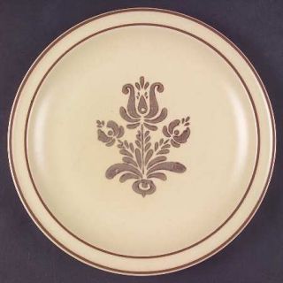 Pfaltzgraff Village (Made In Usa) Dinner Plate, Fine China Dinnerware   Brown De
