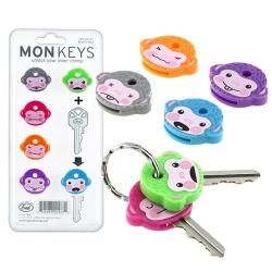 Fred And Friends Monkey Keycaps (set Of 6)