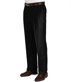 Business Express Pleated Front Trousers  Charcoal Grey JoS. A. Bank