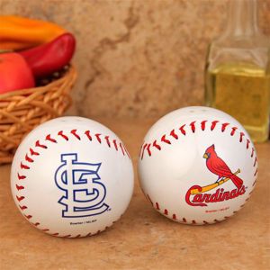 St. Louis Cardinals Boelter Brands Baseball Salt & Pepper Shakers