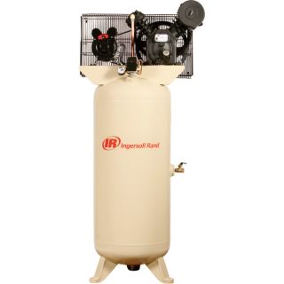 Ingersoll Rand Type 30 Reciprocating Air Compressor   5 HP, 230 Volt 1 Phase,