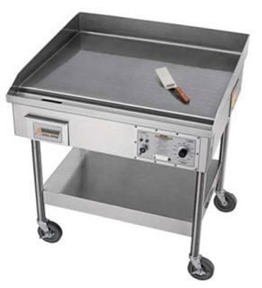 Accutemp Griddle w/ Stand, 24 x 24 in, Stainless, 9.6kw, 480/3 V