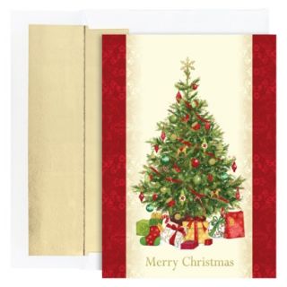 Traditional Tree Holiday Card Set