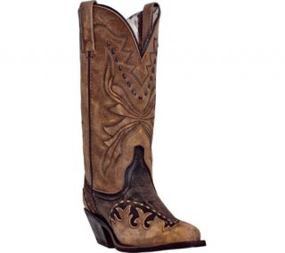 Womens Laredo Cullison 52142   Black/Tan Leather Boots