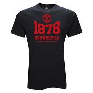 Euro 2012   Manchester United 1878 T Shirt (Black)