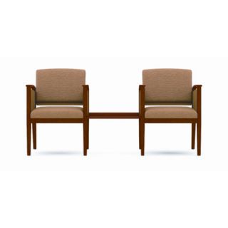 Lesro Amherst Two Chairs with Connecting Center Table K2481G6