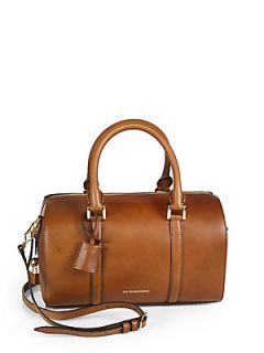 Burberry Alchester Bowler Bag   Tan