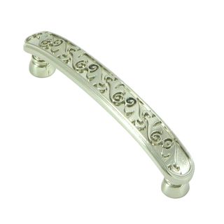 Stone Mill Hardware Oakley Satin Nickel Cabinet Pull (case Of 25) (ZincHardware finish Satin nickel Case of 25 cabinet pullsIntricate engraved patternSolid, high quality hardwareDimensions 4.25 inches long x 1 inch deepScrew spacing 3.75 inches)