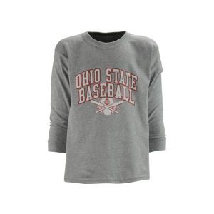 Ohio State Buckeyes J America NCAA Youth Double Arch Bat Long Sleeve T Shirt