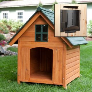 Boomer & George T Bone Dog House with Heater Multicolor   WIT219 2, Medium  