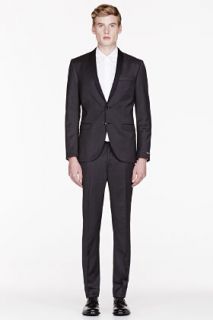 Tiger Of Sweden Charcoal Wool_cashmere Troy 3 Suit