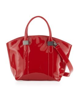 Gerdy Patent Tote, Red