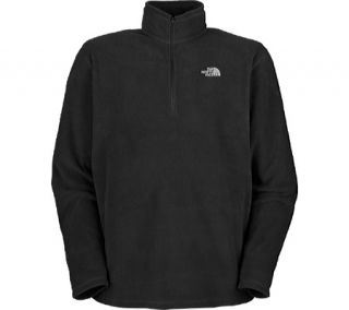 Mens The North Face TKA 100 Microvelour Glacier 1/4 Zip   TNF Black Fleece Oute