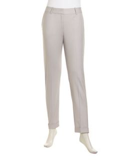 Slim Cuffed Pants, Mist