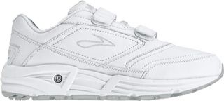 Womens Brooks Addiction Walker V Strap   White Casual Shoes