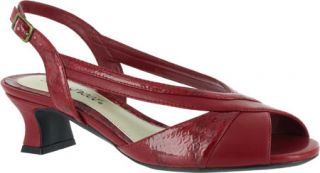 Womens Easy Street Jalyn   Red/Red Patent Casual Shoes