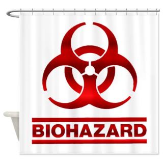  Biohazard Shower Curtain  Use code FREECART at Checkout