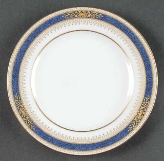 Noritake Lamarre Bread & Butter Plate, Fine China Dinnerware   Gold Etched Rose