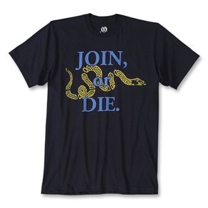 Objectivo Join or Die Philly Union Soccer T Shirt (Navy)