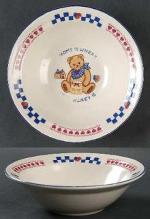 China Pearl Honey Bear Coupe Cereal Bowl, Fine China Dinnerware   Bear With Hone