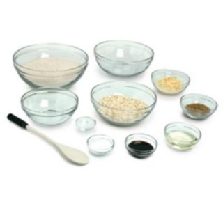 Anchor 10 Piece Mixing Bowl Set w/ Assorted Sizes, Glass