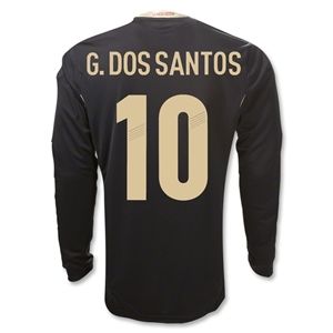 adidas Mexico 11/13 G. DOS SANTOS Away Long Sleeve Soccer Jersey