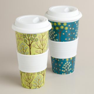 Spring Bliss Trees Non Paper Cups, Set of 2   World Market