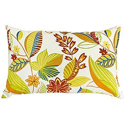 Fireworks Floral Rectangle Outdoor Accent Pillows (set Of 2) (Fireworks Floral MultiMaterials 100 percent polyesterFill Poly fill made from 100 percent recycled post consumer plastic bottlesClosure Sewn on all sidesWeather resistantUV protectionCare in