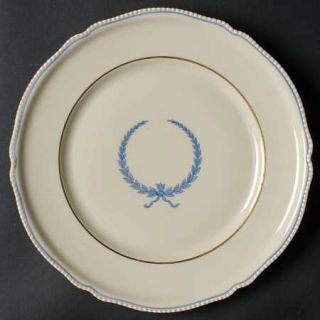 Rosenthal   Continental Empire (Blue Wreath,Ivory) Luncheon Plate, Fine China Di