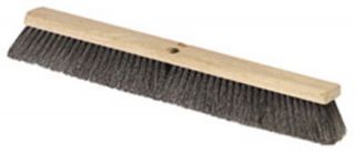 Carlisle 24 Floor Sweep   Fine, Hardwood Block, Black Horsehair Bristles