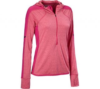 Womens New Balance HKNB 1/2 Zip Hoodie WRT4185K   Exuberant Pink Athletic Appar