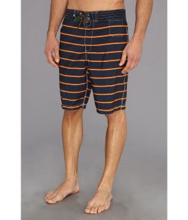 Sperry Top Sider Sailor Stripe E Boardshort w/ Liner Mens Swimwear (Navy)