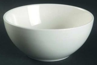 Thomson Basics White Soup/Cereal Bowl, Fine China Dinnerware   All White,Smooth,