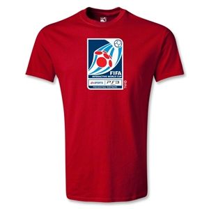 Euro 2012   FIFA Interactive World Cup Emblem T Shirt (Red)