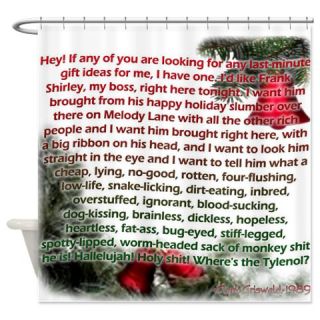  Clark Griswold rants, Christmas Vacation Shower Cu  Use code FREECART at Checkout