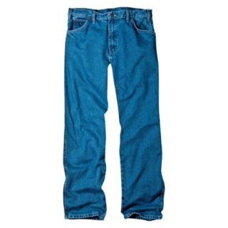 Dickies Mens Relaxed Fit Jean   Stone Washed Blue 30x34