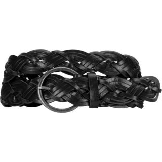 Braided Belt Black In Sizes Small, Large, Medium For Women 141880100